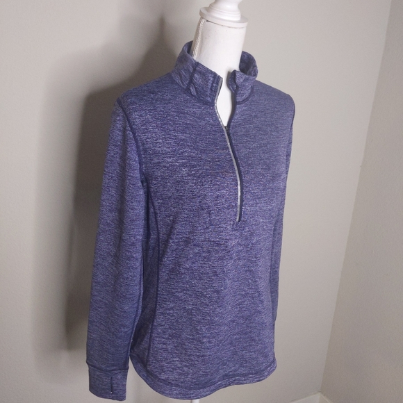 Lucy Athletic Zip Jacket Women’s Medium | Purple Grey Running Exercise Fleece Li - Picture 5 of 10
